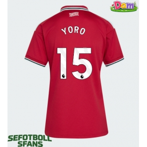 Manchester United Leny Yoro #15 Hemmatröja Kvinnor 2026-27 Kortärmad